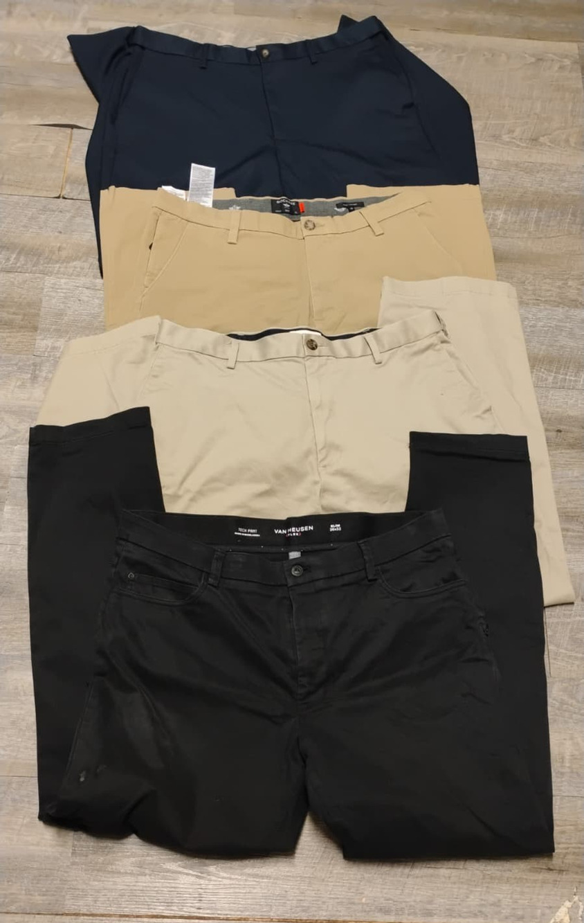 Dockers,Van Heusen, amazon essential Men's Pants Size 36X32 lot of 4